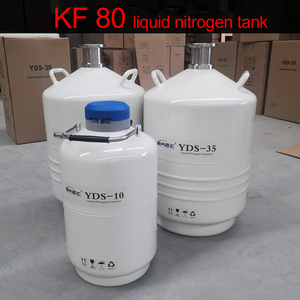 Tanque de Nitrógeno Líquido Técnico Dewar KF50 con Interfaz de Brida, Contenedor Criogénico de Tapa Abierta para Equipos de Laboratorio - Product Image 4