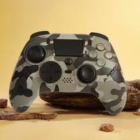 Manette de jeu sans fil GAMINJA BT, contrôleur de jeu 800 mAh, longue durée de veille, double vibration, manette de jeu pour PS5
