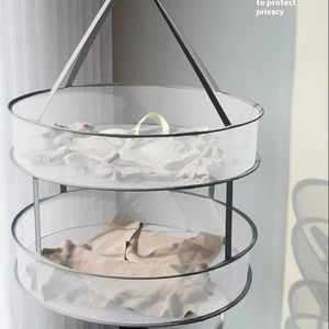 Tendedero de Ropa Metálico de Una Sola Capa Anti-Deformación, Percha para Secar Calcetines, Suéteres de Cachemira, 61 cm, Multifuncional para Armario - Product Image 6