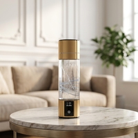 Bouteille/Gobelet d'eau hydrogénée portable Smart Home 2026, riche en H2, 3000ppb PPM, électrique, 300ml, pour la maison, l'extérieur et la voiture