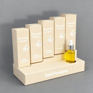 Boîte en carton recyclé personnalisé Tuck-End pour Lotions <span class=keywords><strong>Essence</strong></span> Sérum pour le corps Soins de la peau Produits de soins personnels Boîte d'emballage - Product Image 1