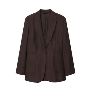 Ropa de Mujer MYST&ZA, Otoño 2025, Nuevo Blazer Elegante y Versátil para el Trabajo, Antiarrugas, con Botones, 100% Poliéster - Product Image 1
