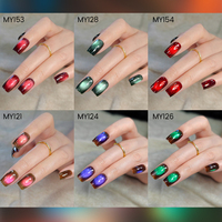 BORN PRETTY Vernis Gel Magnétique Effet Œil de Chat Noël Rouge Vert Bleu Pailleté Automne Hiver pour Salon – Marque Privée OEM