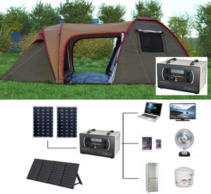 Générateur Solaire Portable 2000W 2KW 1.5KWH 2KWH 2.56KWH 3KWH, Station d'Énergie au Lithium, Batteries Externes et Générateur Solaire - Product Image 3