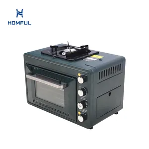 HOMFUL OEM-horno de Gas ultraligero para exteriores, doble quemador, plegable, para acampar