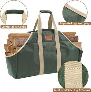 Free Sample Durable Firewood Tote <b>Bag</b> for Outdoor Camping Firewood <b>Log</b> <b>Carrier</b> <b>Bag</b> for Convenient Storage and Transportation - Product Image 3