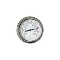 WSS termometer industri Anti korosi 4 inci Bimetal Universal presisi tinggi OEM dan ODM didukung