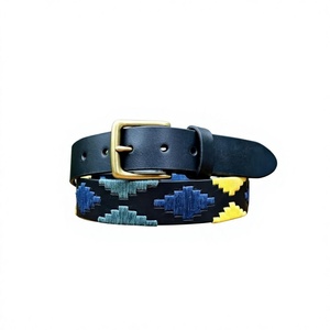 Cinturones de cuero puro estilo vintage para hombre, diseños personalizables, ecológicos, 100% cuero, cinturones de polo de último diseño. - Product Image 6