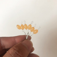 Perles de pêche lumineuses ovales en caoutchouc S M L, flotteurs, stoppeurs de ligne de pêche, accessoires de pêche