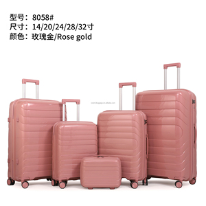 Set di Valigie <span class=keywords><strong>da</strong></span> <span class=keywords><strong>Viaggio</strong></span> COLORFUL 5 Pezzi - Trolley Premium in PP e Borsa <span class=keywords><strong>da</strong></span> Cabina - Finitura Perlata - Product Image 5