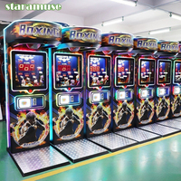 Machine de boxe arcade Dragon Fist avec accepteur de billets personnalisé, pour sports de combat, fonctionnement à monnayeur, version anglaise pour usage en rue