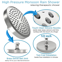Pommeau de Douche Filtrant GALENPOO à 20 Étapes, Filtration Puissante, Haute Pression, Revitalisant, pour Eau Dure