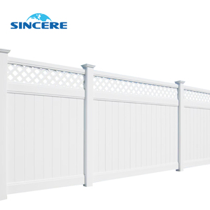 Classique et populaire <span class=keywords><strong>blanc</strong></span> résistant à la Corrosion solide et facile à installer maison jardin cour Villa arrière-cour sécurité <span class=keywords><strong>Pvc</strong></span> clôture - Product Image 4
