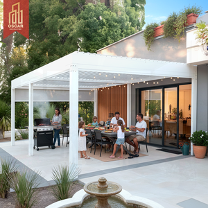 Pérgola Motorizada de Aluminio para Exteriores con Diseño de Lujo, Ideal como Invernadero y Sala de Estar en Invierno, <span class=keywords><strong>Precio</strong></span> Competitivo - Product Image 1