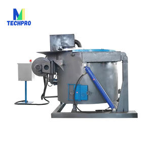 เครื่องเอียงเหล็ก1T 5T 200kg เตาหลอมอลูมิเนียมหลอมโลหะอุตสาหกรรม2100ลูกกลิ้ง - Product Image 2