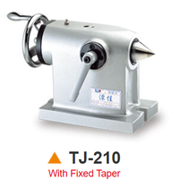TJ(TTJ) série 210 (contre-pointe manuelle) pièces de contre-pointe manuelle de tour de Taiwan table rotative 4th axe avec contre-pointe