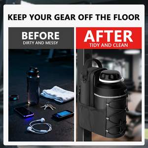 En gros, Pochette de sport magnétique pour bouteille d'eau avec bandoulière, Sac de gym, Sac à bandoulière, Étui de transport - Product Image 3