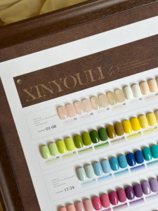 Set de 48 Colores de Gel para <span class=keywords><strong>Uñas</strong></span>, Colores Sólidos Multicolor, Nueva Moda 2025, Gel UV de Larga Duración, No Tóxico, Venta al por Mayor para Salón de <span class=keywords><strong>Uñas</strong></span> - Product Image 4