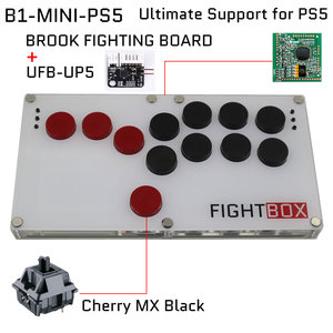 FightBox Slim Fight Stick Fighting Game Joystick Cherry Hot-swap Arcade <b>Controller</b> Mini Hitbox Type-C Interface Phone Holder Hit - Product Image 6