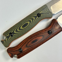 Couteau de camping à lame fixe EDC 15002, manche imitation bois OEM pour collection et exposition