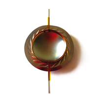 34.4mm titane de remplacement diaphragme Audio unité de pilote diaphragme corne Tweeter bobine vocale