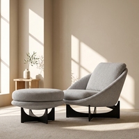Fauteuil Confortable en Tissu, Design Mid-Century Moderne, pour Salon et Chambre à Coucher – Vente Chaude, Fournisseur d'Usine, OEM/ODM