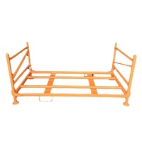 Étagère d'exposition de pneus en acier Q235 antirouille |   Organisateur de pneus pliable à empilage par gravité, robuste |   Poudre pour conteneurs industriels sur mesure