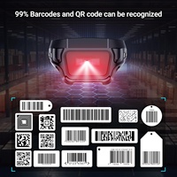 Lecteur de codes-barres 2D portable 4G Wi-Fi 6 avec poignée NFC, PDA robuste IP68 pour l'inventaire d'entrepôt, système d'exploitation Palm Stock Intel