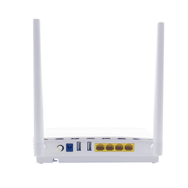 Good Price for ZC-500W ACWiFi 5 ONT AC1200 2.4G 5G Dual Band WiFi Gpon Router Port Voice USB for Home Use Fiber Optic Equipment