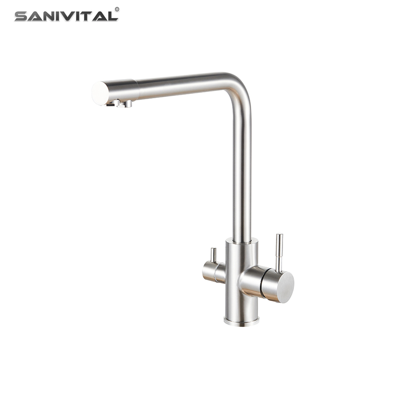 SANIVITAL Modern 2 Handle Stainless Steel