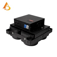 Projecteur de scène à LED COB 400W à quatre yeux pour public, effet stroboscopique