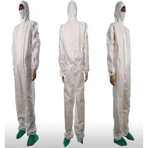 Xiantao Nhà Máy Chất Lượng Cao Dùng Một Lần Sms/Spp/Microporous Quần Áo Bảo Vệ Coverall