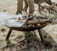 Nouvelle Arrivée - Meilleure Vente : Brasero Portable en Métal de 24 Pouces, Compact, Sans Fumée, Idéal pour Petits Espaces Extérieurs et Patios
