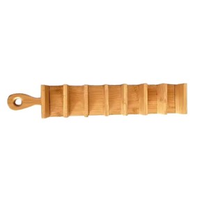 Taco <b>Stand</b> Wooden Bamboo Taco Holder Reusable For Party Food Serving Tray Natural Wood Color - Product Image 5