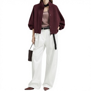 <span class=keywords><strong>Eleganti</strong></span> <span class=keywords><strong>Pantaloni</strong></span> a Zampa d'Elefante a <span class=keywords><strong>Vita</strong></span> Alta per Donne, Abbigliamento Casual da Ufficio <span class=keywords><strong>con</strong></span> Chiusura Elastica <span class=keywords><strong>in</strong></span> <span class=keywords><strong>Vita</strong></span>, Traspiranti, Ricamati, ad Asciugatura Rapida - Product Image 1