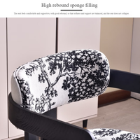 Chaise de salle à manger en bois massif avec accoudoirs, style bloc de construction, pour salon, fabriquée en Chine