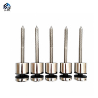 Prix usine – Support de fixation en acier inoxydable pour balustrade en verre, clous publicitaires pour escaliers, entretoises en verre pour escaliers