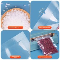 Sac sous vide résistant aux hautes températures, sac sous vide en nylon stérilisable à la chaleur pour maïs sucré, saucisses, aliments cuits