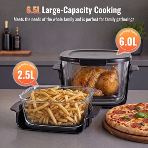 Sonifer SF-1049 Friteuse à <span class=keywords><strong>air</strong></span> multifonctionnelle antiadhésive à chauffage rapide avec arrêt automatique pour les fêtes en famille - Product Image 5