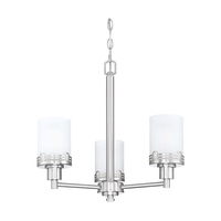 Lustre moderne en nickel brossé pour salon, luminaire suspendu à 4 lumières