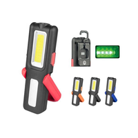 Lampe torche portable rechargeable 5W COB LED super lumineuse IP33, lampe d'inspection, lampes de travail, base magnétique pour réparation automobile, atelier