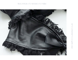 Lencería de Cosplay de cuero con Espalda descubierta, ropa de dormir de una pieza, calada, <span class=keywords><strong>Sexy</strong></span> - Product Image 5