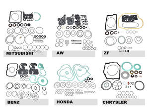 F4A51 F4A52 Gearbox Rebuild Master Transmission Overhaul Seals Kit apto para <span class=keywords><strong>MITSUBISHI</strong></span> 1996-UP - Product Image 5
