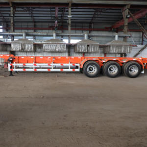 Semi-remorques squelette pour conteneurs 20 et 40 pieds, neuves, en acier, 2, 3, 4 essieux, 40, 50, 60 tonnes, pour expédition en Arabie Saoudite et en Afrique - Product Image 1