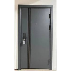 Facile à nettoyer moderne fini en bois massif main gauche intérieur/extérieur porte arrière de la véranda porte de sécurité ignifuge de taille personnalisée - Product Image 5