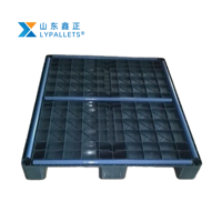 Paleta de plástico al por mayor cubierta cerrada de grado alimenticio Hygenic Racking Pallet Heavy Duty 1100X1100mm