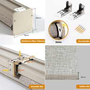 Persianas <span class=keywords><strong>Enrollables</strong></span> Inteligentes <span class=keywords><strong>para</strong></span> el Hogar, <span class=keywords><strong>Cortinas</strong></span> Automatizadas Motorizadas con Control Remoto Eléctrico <span class=keywords><strong>para</strong></span> Interiores - Product Image 5