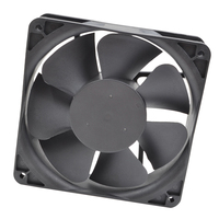 Ventilateur de refroidissement DC sans balais 120x120x38mm à haut débit d'air pour serveur, ventilateur de refroidissement industriel PWM à double roulement à billes, équipement industriel ODM