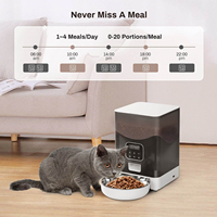 Distributeur automatique intelligent pour animaux de compagnie avec télécommande Wi-Fi - Distributeur automatique pour chats et chiens