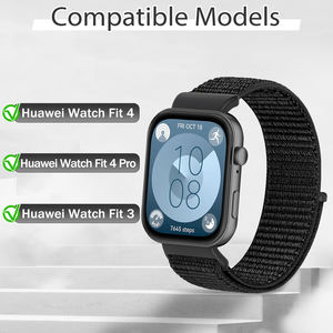 Elastique Réglable Confortable Durable Nylon Bracelet pour <span class=keywords><strong>Huawei</strong></span> Watch Fit <span class=keywords><strong>4</strong></span> <span class=keywords><strong>Pro</strong></span>/<span class=keywords><strong>Huawei</strong></span> Watch Fit <span class=keywords><strong>4</strong></span>/<span class=keywords><strong>Huawei</strong></span> Watch Fit 3 - Product Image 2